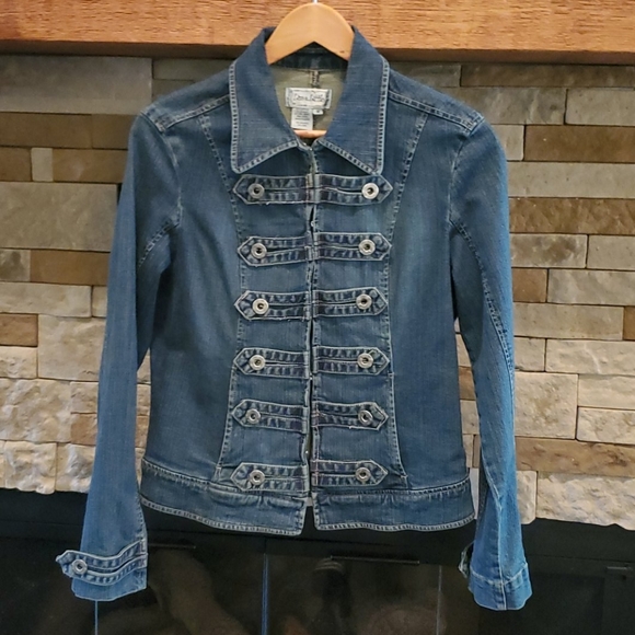 LIVE A LITTLE BLUE JEAN DENIM JACKET, MEDIUM - Picture 12 of 12